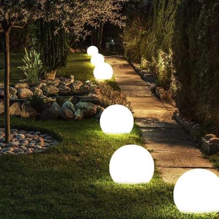 Outdoor decorative light GARDEN BALL 1xE27/40W/230V IP65 d. 25 cm