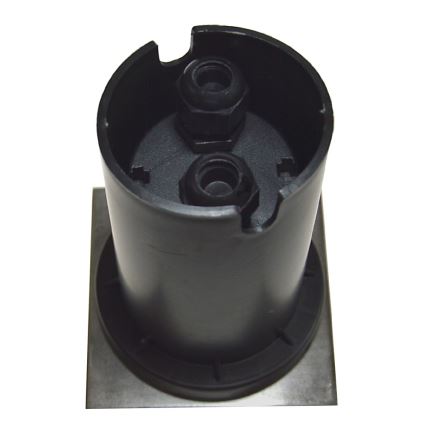 Outdoor driveway light 1xGU10/35W/230V IP44 matte chrome