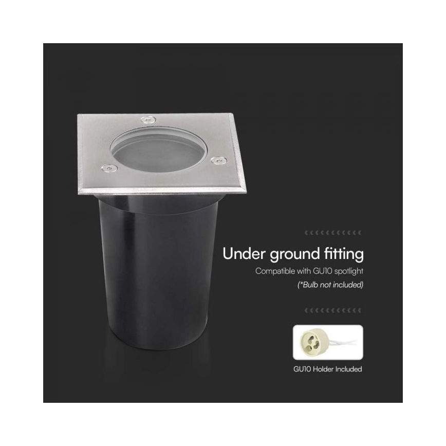 Outdoor driveway light 1xGU10/35W/230V IP67