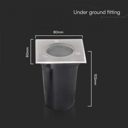 Outdoor driveway light 1xGU10/35W/230V IP67