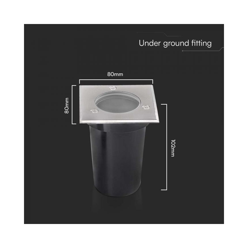 Outdoor driveway light 1xGU10/35W/230V IP67