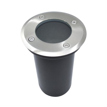 Outdoor driveway light 1xGU10/35W/230V IP67 matte chrome