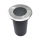Outdoor driveway light 1xGU10/35W/230V IP67 matte chrome