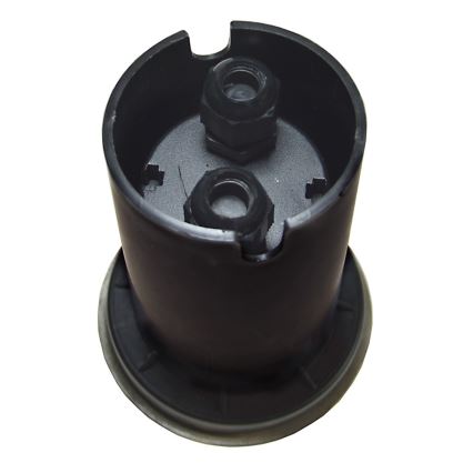 Outdoor driveway light 1xGU10/35W/230V IP67 matte chrome