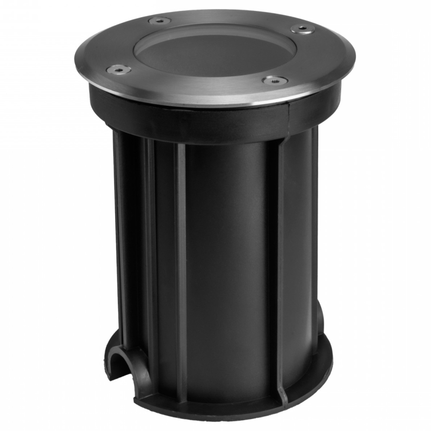 Outdoor driveway light LUKKA CONNECT 1xGU10/4W/230V IP67 matte chrome round
