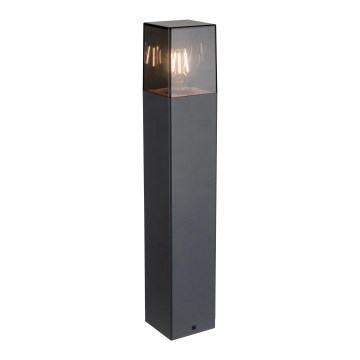 Outdoor lamp 1x E27/40W/230V IP44 50 cm black/smoked
