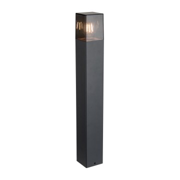 Outdoor lamp 1x E27/40W/230V, IP44, 80 cm, black/smoked