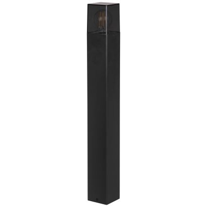 Outdoor lamp 1x E27/40W/230V, IP44, 80 cm, black/smoked