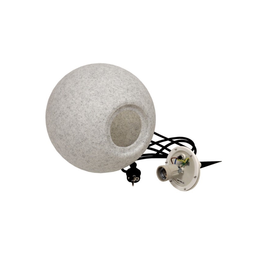 Outdoor lamp 1x E27/60W/230V IP44 Ø 30 cm