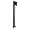 Outdoor lamp 1x GU10, 10W, 230V, IP44, 80 cm, black