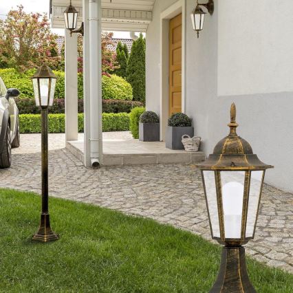 Outdoor lamp 1xE27/20W/230V IP43 96,5 cm patina