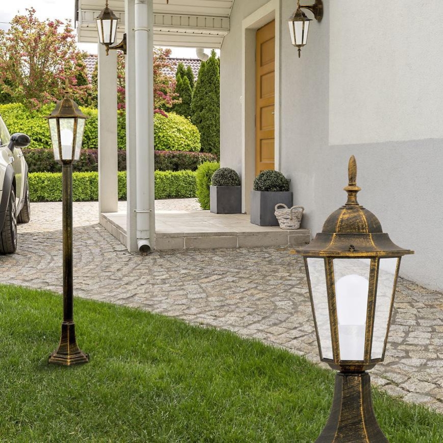 Outdoor lamp 1xE27/20W/230V IP43 96,5 cm patina