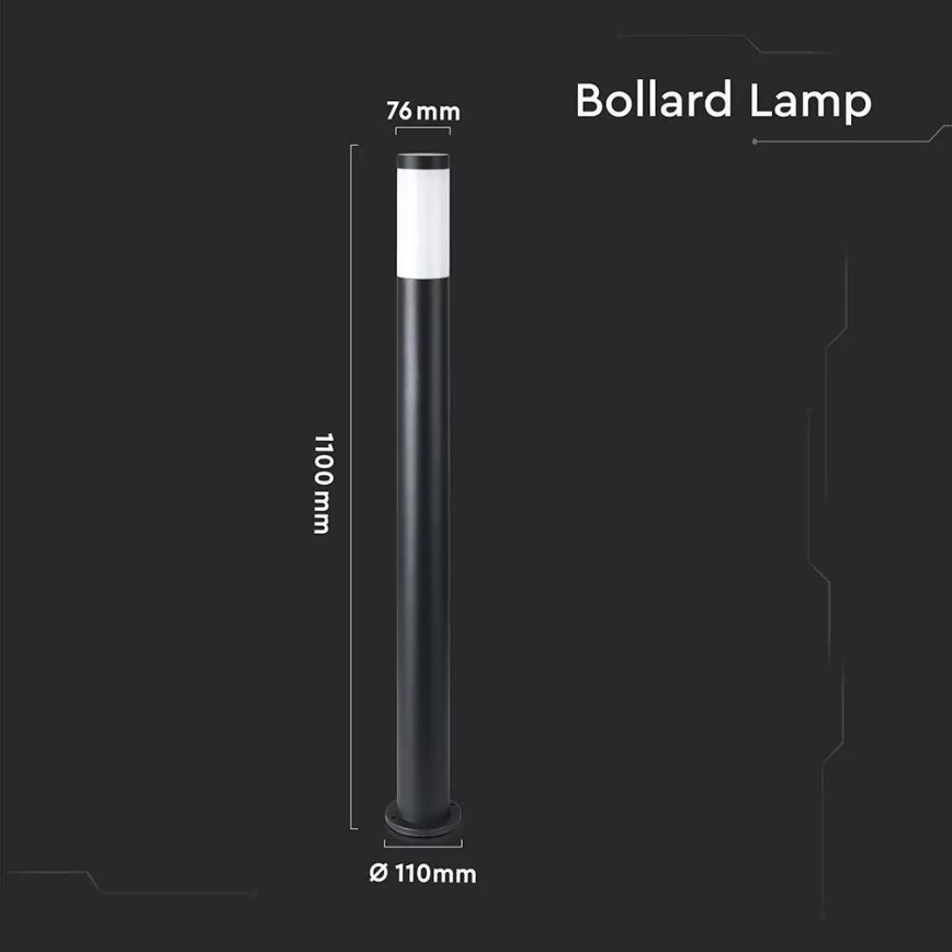 Outdoor lamp 1xE27/60W/230V IP44 110cm black