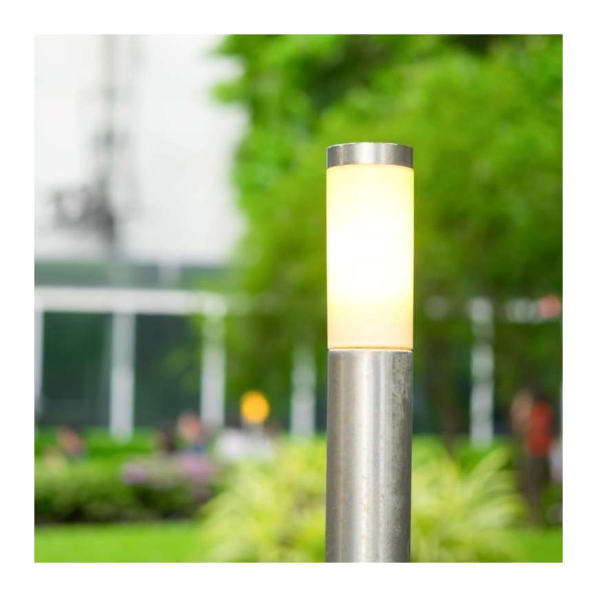 Outdoor lamp 1xE27/60W/230V IP44 110cm matte chrome
