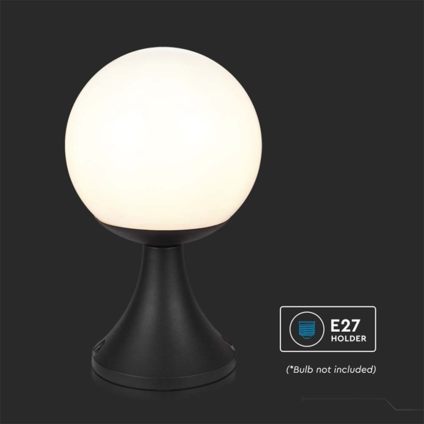 Outdoor lamp 1xE27/60W/230V IP44 33 cm black