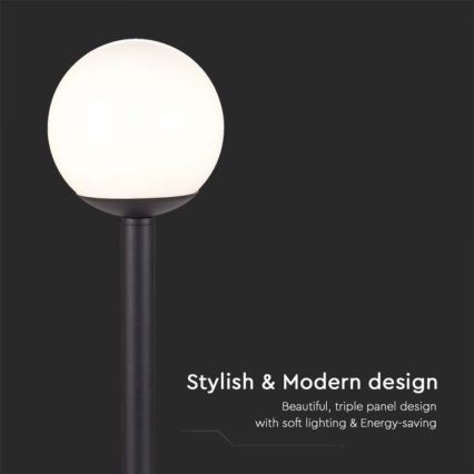 Outdoor lamp 1xE27/60W/230V IP44 97 cm black