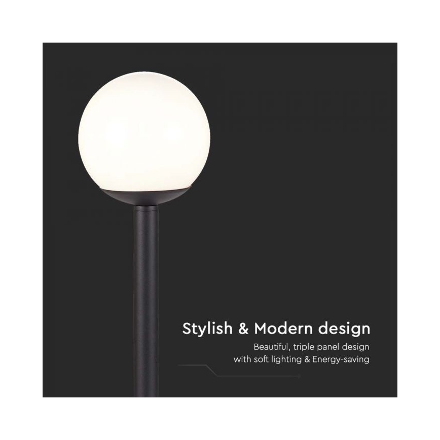 Outdoor lamp 1xE27/60W/230V IP44 97 cm black