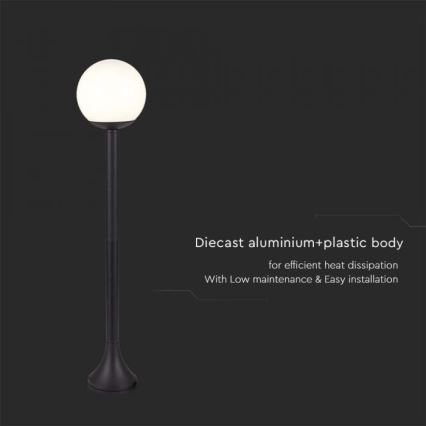 Outdoor lamp 1xE27/60W/230V IP44 97 cm black