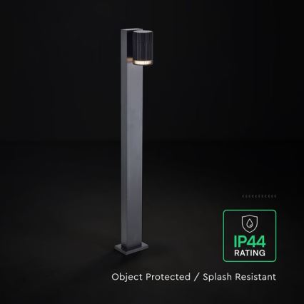 Outdoor lamp 1xGU10/10W/230V IP44 50 cm black