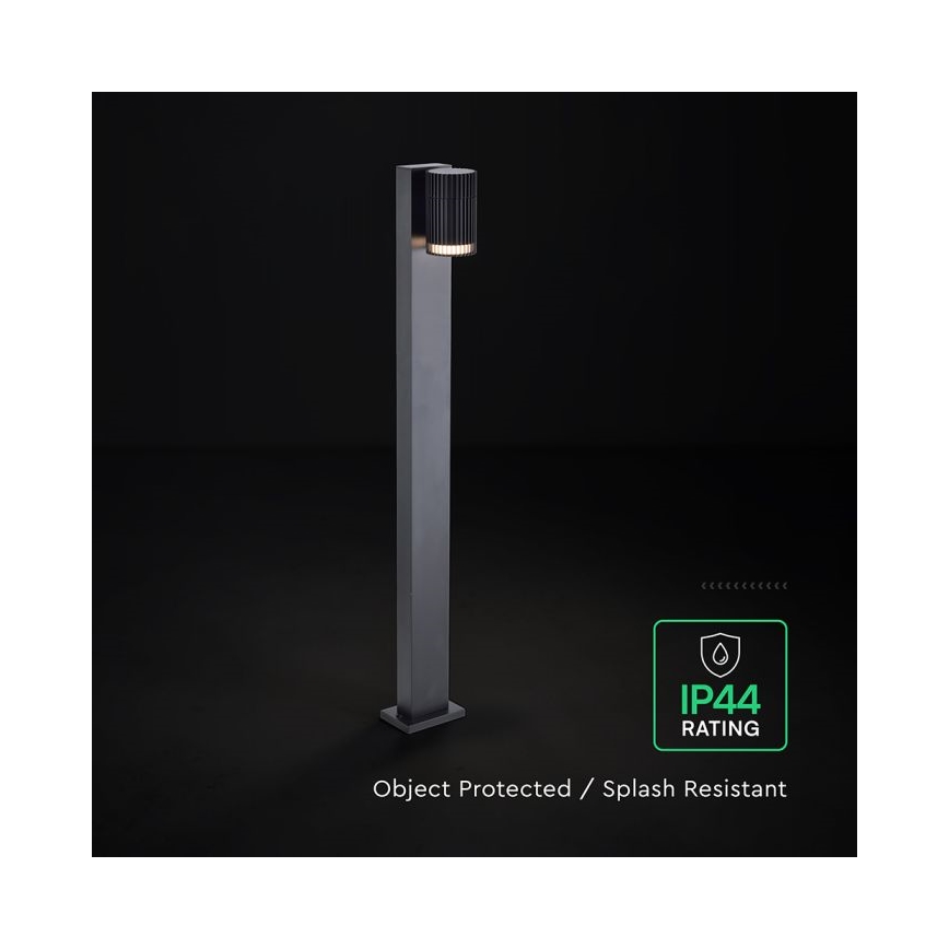 Outdoor lamp 1xGU10/10W/230V IP44 50 cm black