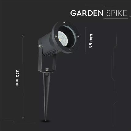 Outdoor lamp 1xGU10/35W/230V IP44