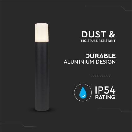 Outdoor lamp 1xGU10/35W/230V IP54 50 cm black