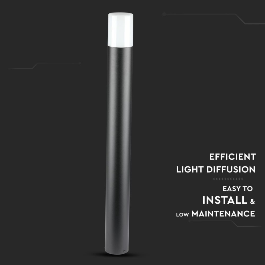 Outdoor lamp 1xGU10/35W/230V IP54 80 cm black