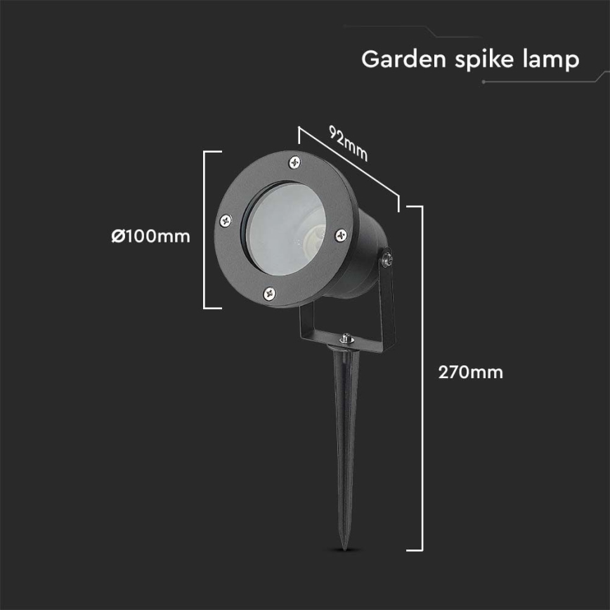 Outdoor lamp 1xGU10/35W/230V IP65