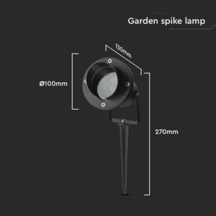 Outdoor lamp 1xGU10/35W/230V IP65