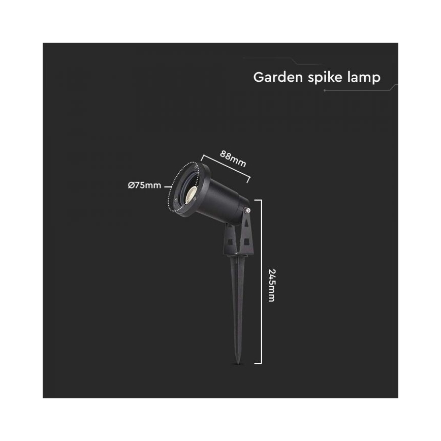 Outdoor lamp 1xGU10/35W/230V IP65
