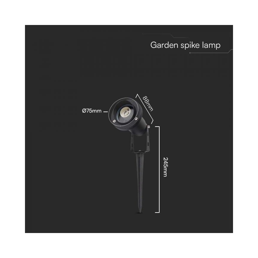 Outdoor lamp 1xGU10/35W/230V IP65
