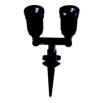 Outdoor lamp 2xE27/15W/230V IP44 black