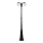 Outdoor lamp 2xE27/60W/230V IP44 199 cm black