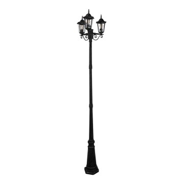 Outdoor lamp 3xE27/20W/230V IP43 2,58 m black