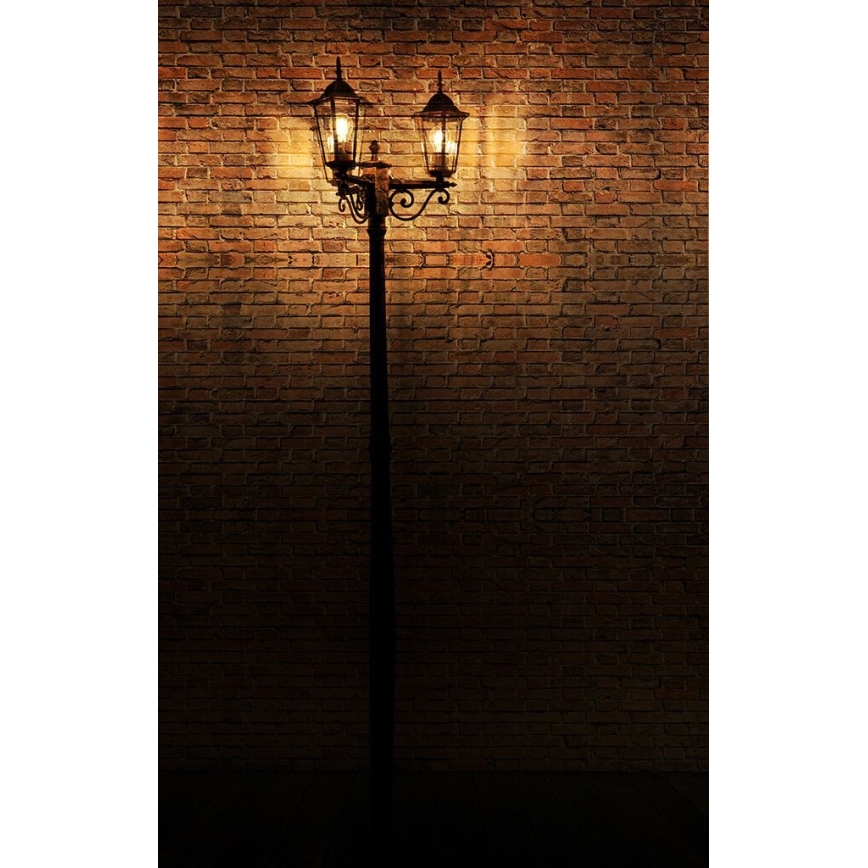 Outdoor lamp 3xE27/20W/230V IP43 2,58 m black