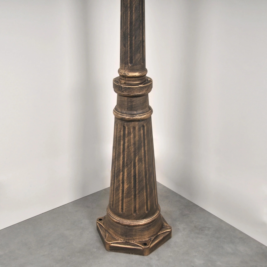 Outdoor lamp 3xE27/20W/230V IP43 2,58 m patina