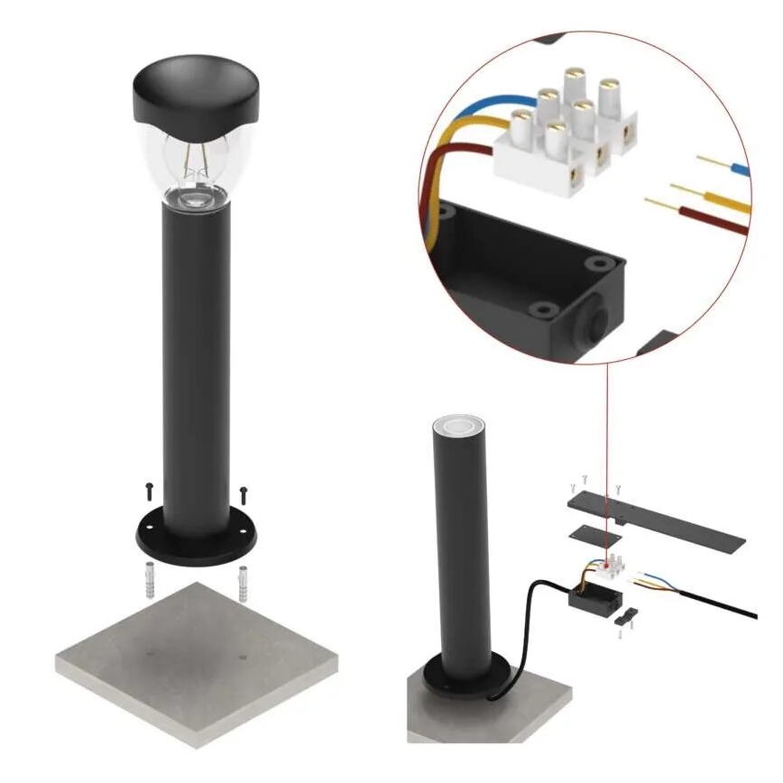 Outdoor lamp ARTEO 1xE27/15W/230V IP44 50 cm