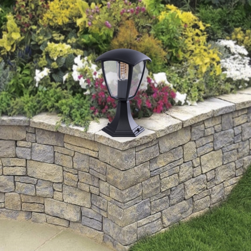 Outdoor lamp FOX 1xE27/40W/230V IP44 black