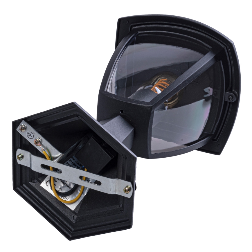 Outdoor lamp FOX 1xE27/40W/230V IP44 black