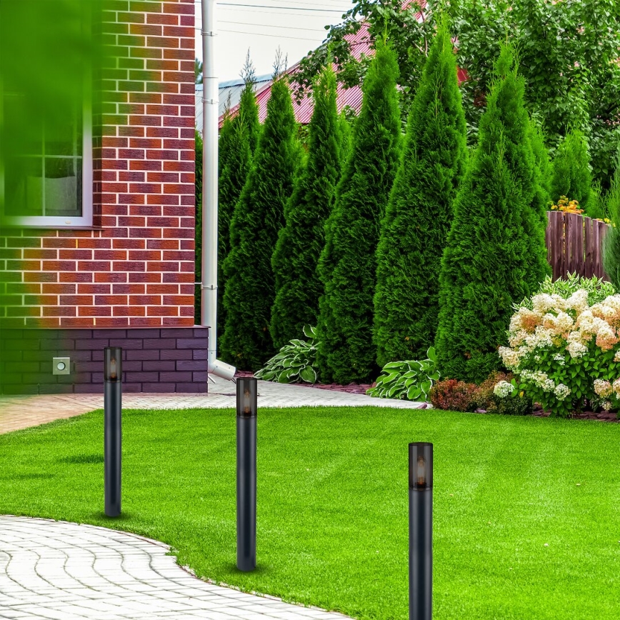 Outdoor lamp HARLEM 1xE27/60W/230V 80 cm IP44 black