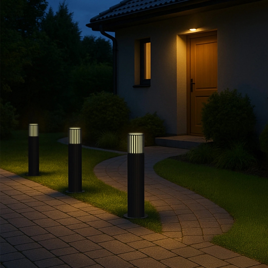 Outdoor lamp KUUSAMO 1xE27/20W/230V 44 cm IP54 graphite