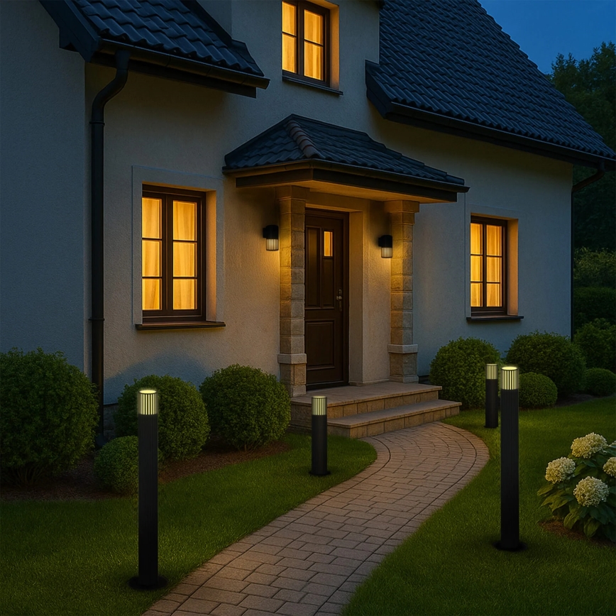 Outdoor lamp KUUSAMO 1xE27/20W/230V 74 cm IP54 anthracite