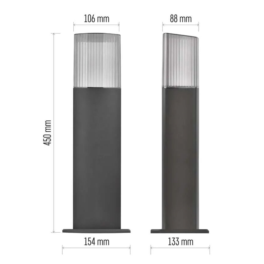 Outdoor lamp LANA 1xE27/25W/230V IP54 45 cm