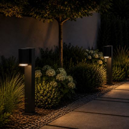 Outdoor lamp LANTHEA 1xGU10/11W/230V IP44 50 cm black