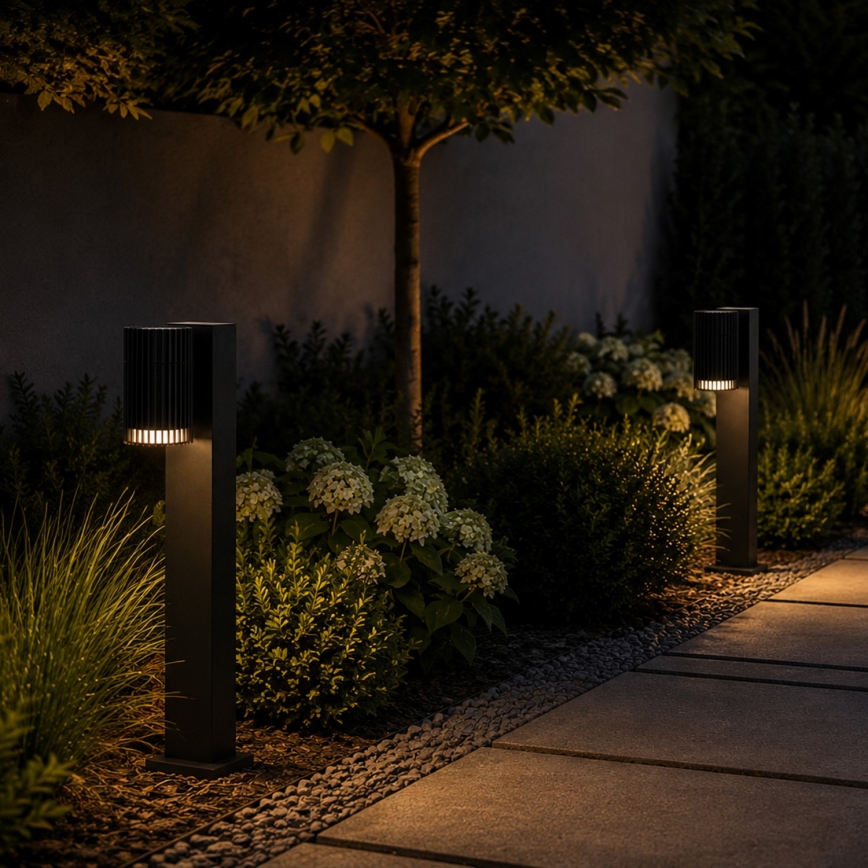 Outdoor lamp LANTHEA 1xGU10/11W/230V IP44 50 cm black