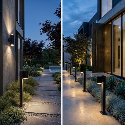 Outdoor lamp LANTHEA 1xGU10/11W/230V IP44 50 cm black