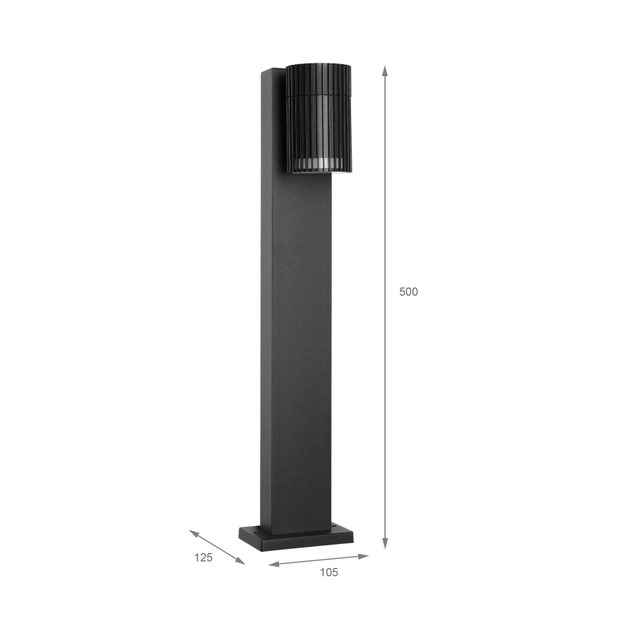 Outdoor lamp LANTHEA 1xGU10/11W/230V IP44 50 cm black