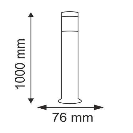 Outdoor lamp LIVIA 1xE27/40W/230V IP44