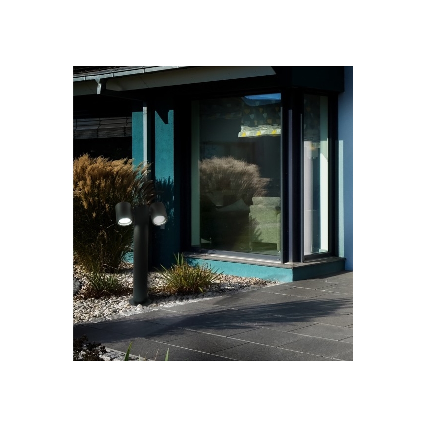 Outdoor lamp PINO 2xGU10/10W/230V IP44 44 cm