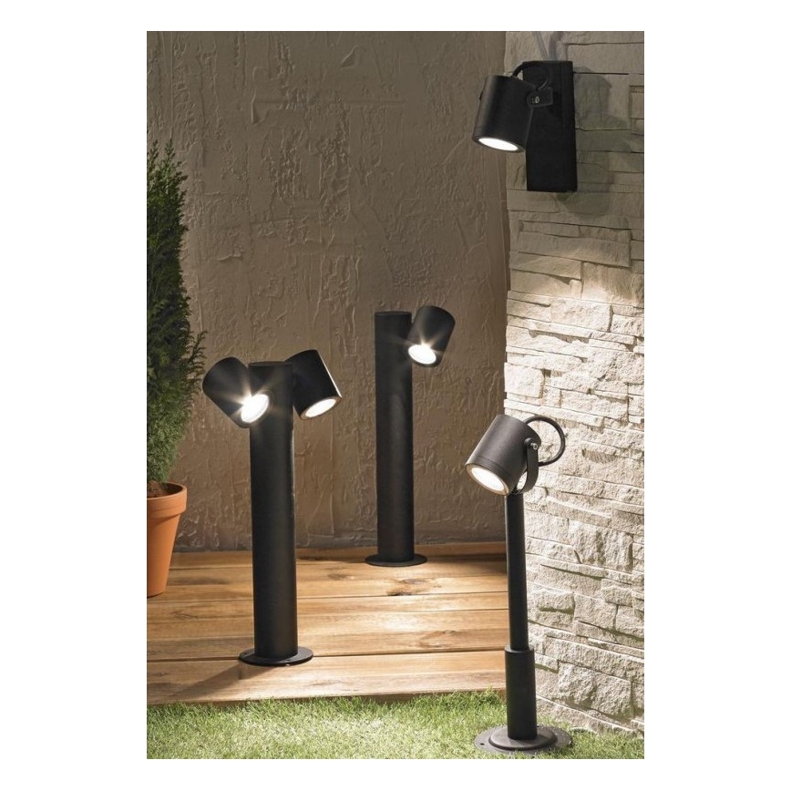 Outdoor lamp PINO 2xGU10/10W/230V IP44 44 cm